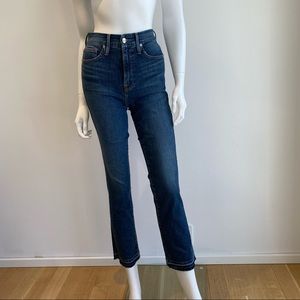 Good American Good Straight Crop Jeans Size 25
